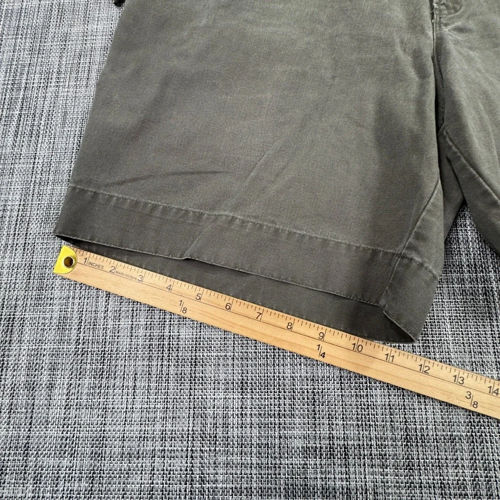 Columbia Men's 36 Gray Cotton Canvas Cargo Shorts Outdoor Hiking Utility